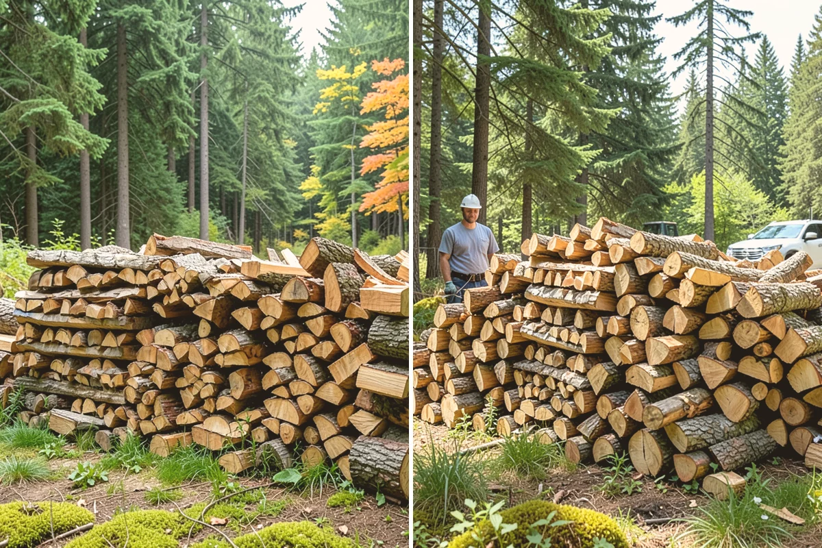 Winter-Ready Firewood in Milton, King County, WA - We select well-cured, high-heat wood
