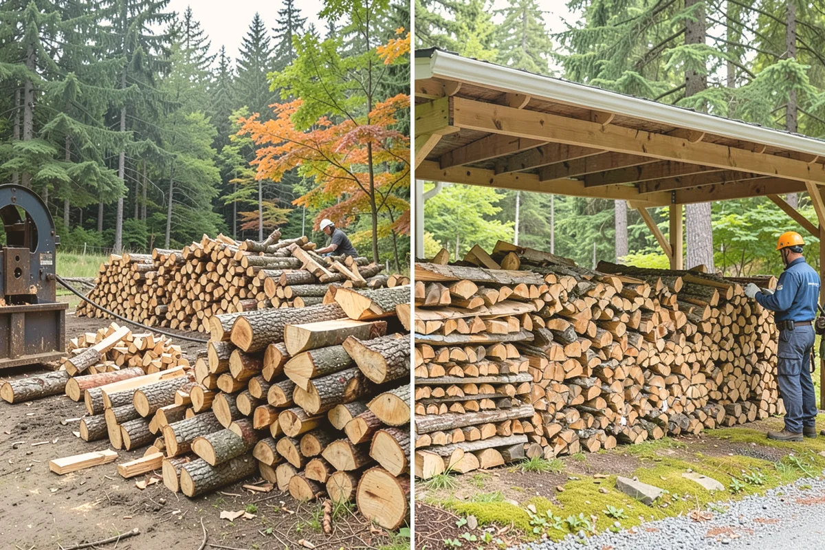 Winter-Ready Firewood in Mount Vernon, WA - We select well-cured, high-heat wood
