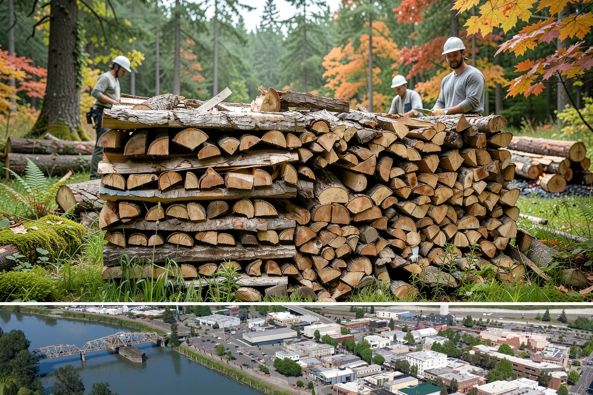Winter-Ready Firewood in Mount Vernon, WA - Order in early fall so your supply is stacked and protected before winter storms arrive.