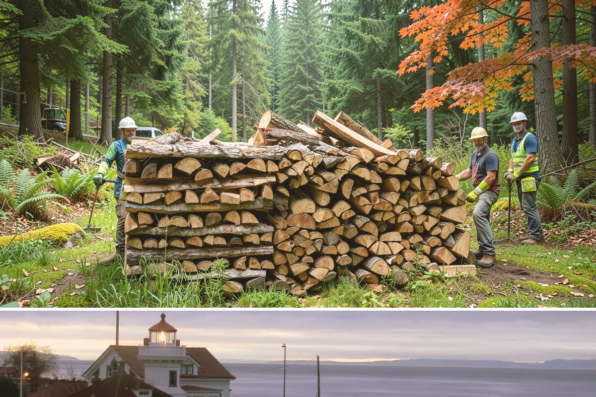 Winter-Ready Firewood in Mukilteo, Snohomish County, WA - Order in early fall so your supply is stacked and protected before winter storms arrive.