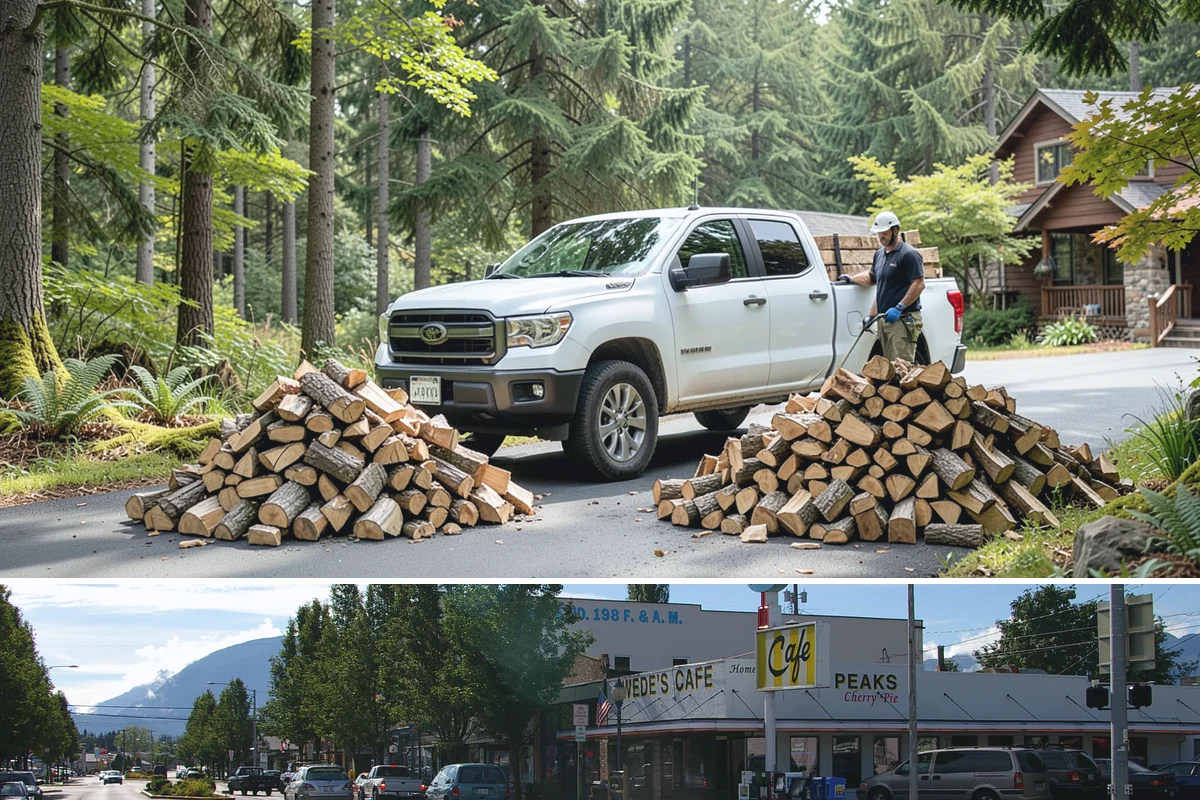 Winter-Ready Firewood in North Bend, King County, WA - Order in early fall so your supply is stacked and protected before winter storms arrive.