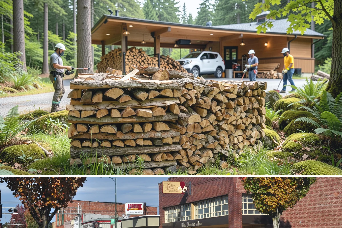 Winter-Ready Firewood in Puyallup, Pierce County, WA - Order in early fall so your supply is stacked and protected before winter storms arrive.