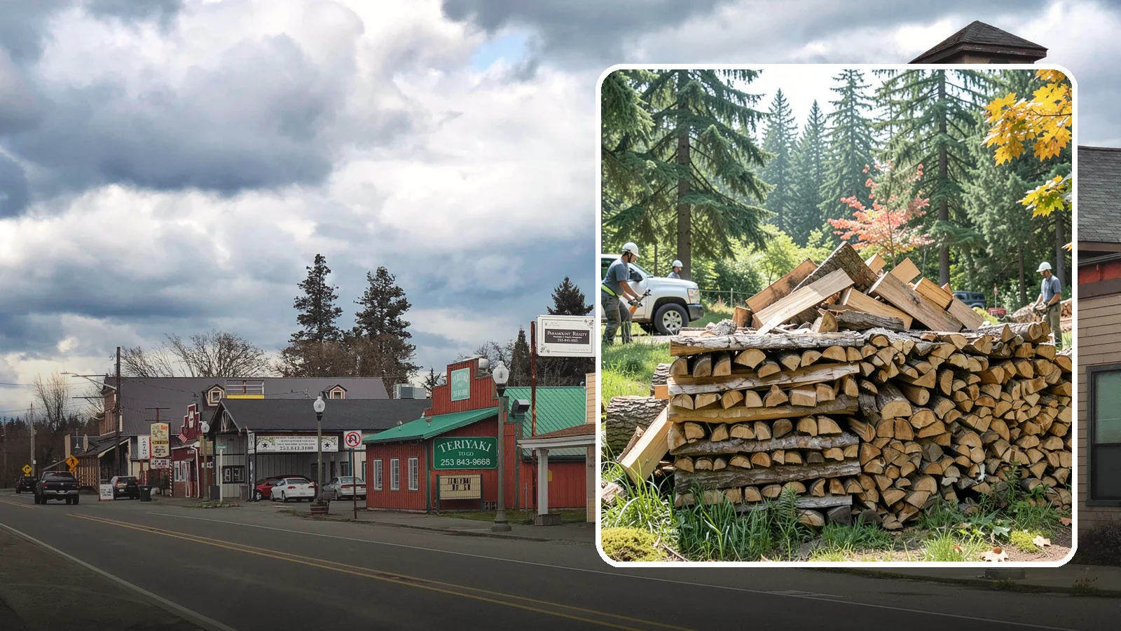 Winter-Ready Firewood in Roy, Pierce County, WA - Cold-weather firewood cured and packaged to perform through the wettest winter months.