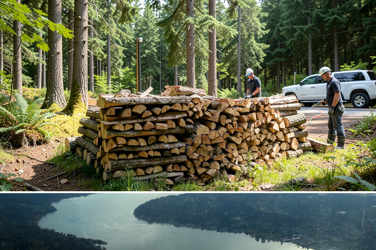 Winter-Ready Firewood in Sammamish, WA - Order in early fall so your supply is stacked and protected before winter storms arrive.