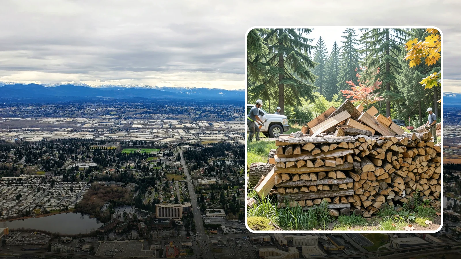 Winter-Ready Firewood in SeaTac, WA - Cold-weather firewood cured and packaged to perform through the wettest winter months.