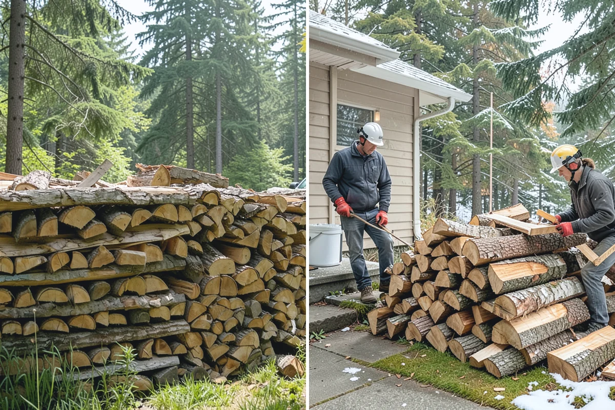 Winter-Ready Firewood in Skykomish, King County, WA - We select well-cured, high-heat wood