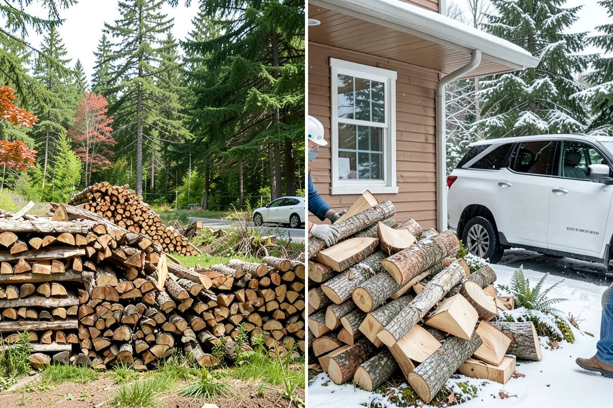 Winter-Ready Firewood in Snoqualmie, King County, WA - We select well-cured, high-heat wood