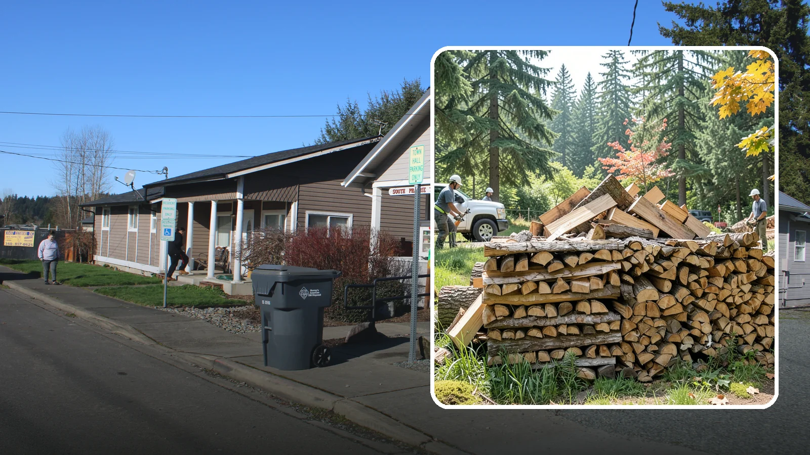 Winter-Ready Firewood in South Prairie, Pierce County, WA - Cold-weather firewood cured and packaged to perform through the wettest winter months.