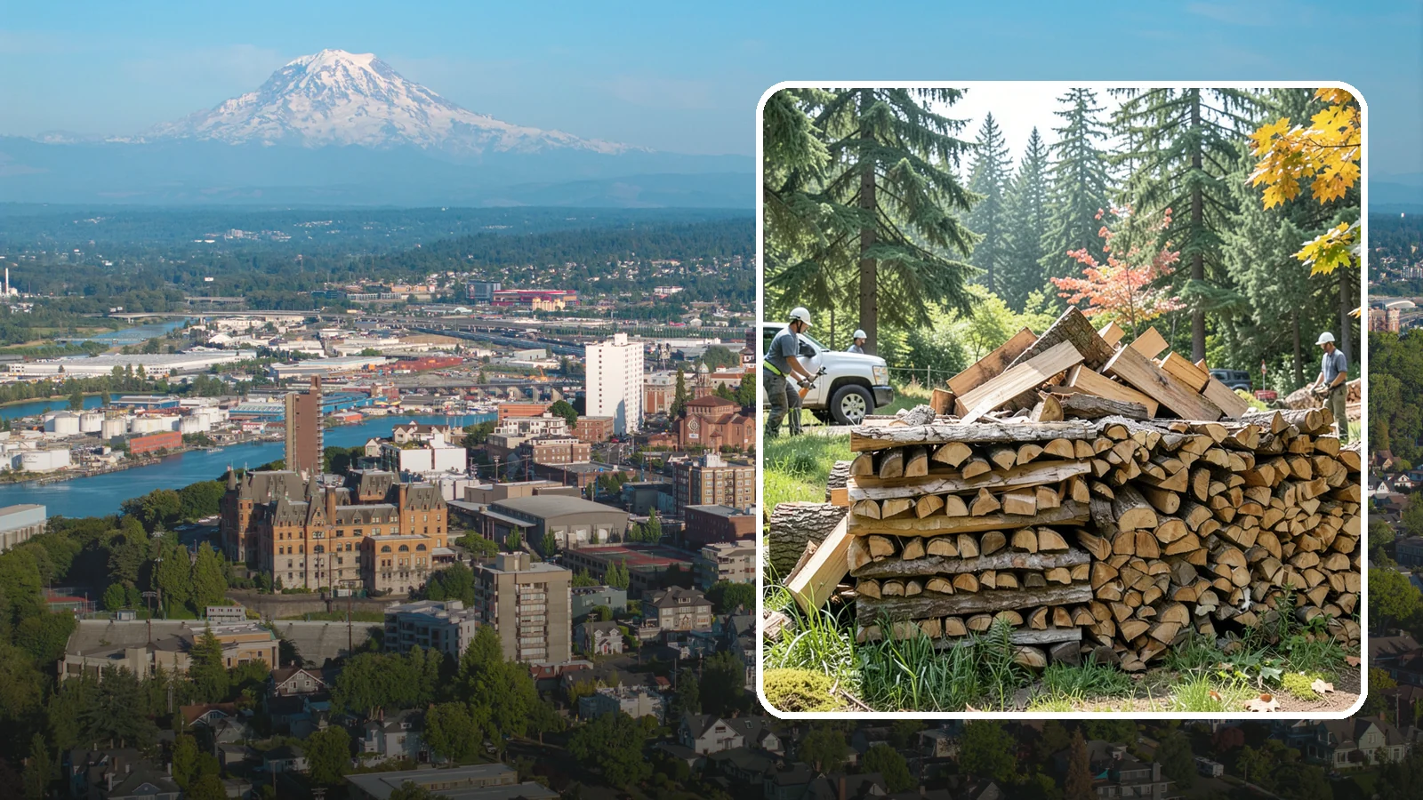 Winter-Ready Firewood in Tacoma, Pierce County, WA - Cold-weather firewood cured and packaged to perform through the wettest winter months.