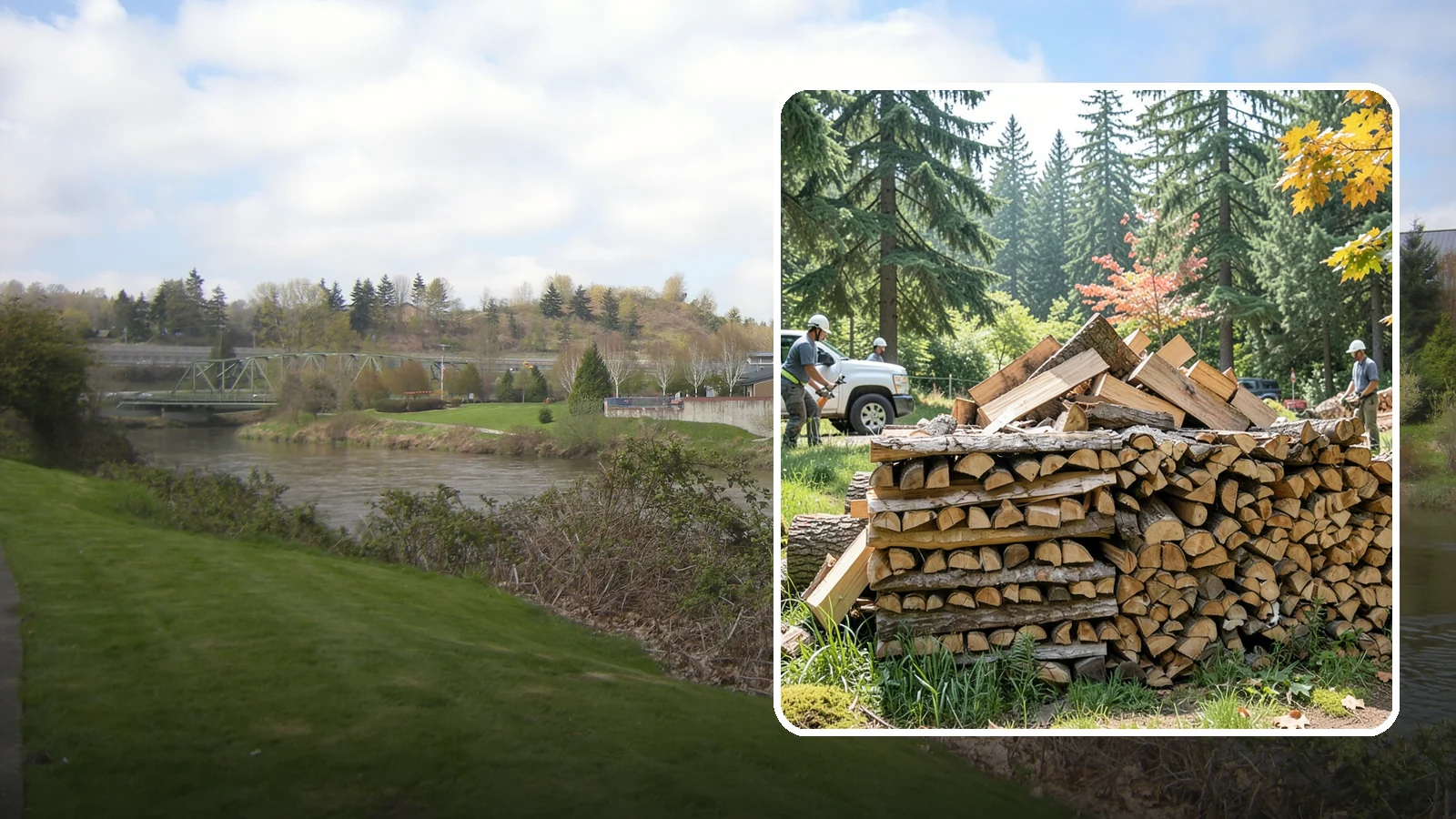 Winter-Ready Firewood in Tukwila, King County, WA - Cold-weather firewood cured and packaged to perform through the wettest winter months.