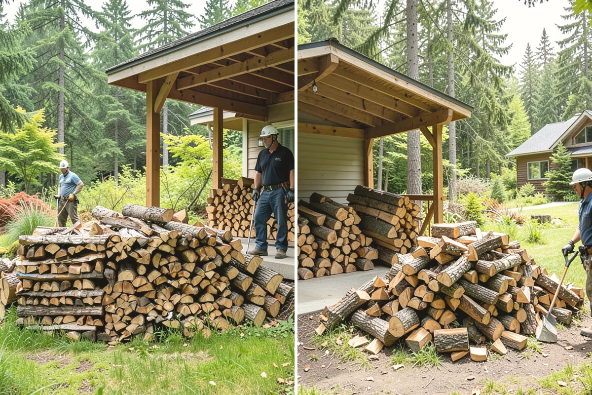 Winter-Ready Firewood in University Place, Pierce County, WA - We select well-cured, high-heat wood