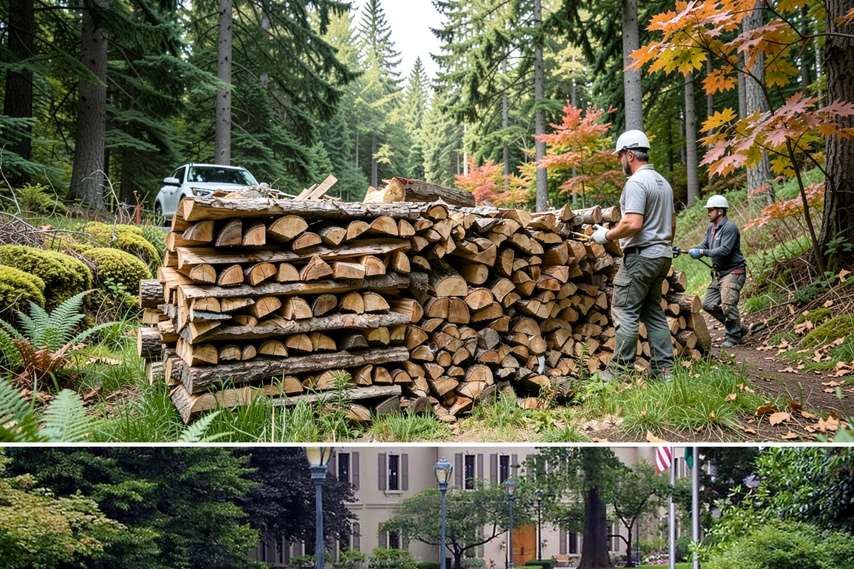 Winter-Ready Firewood in Woodinville, King County, WA - Order in early fall so your supply is stacked and protected before winter storms arrive.