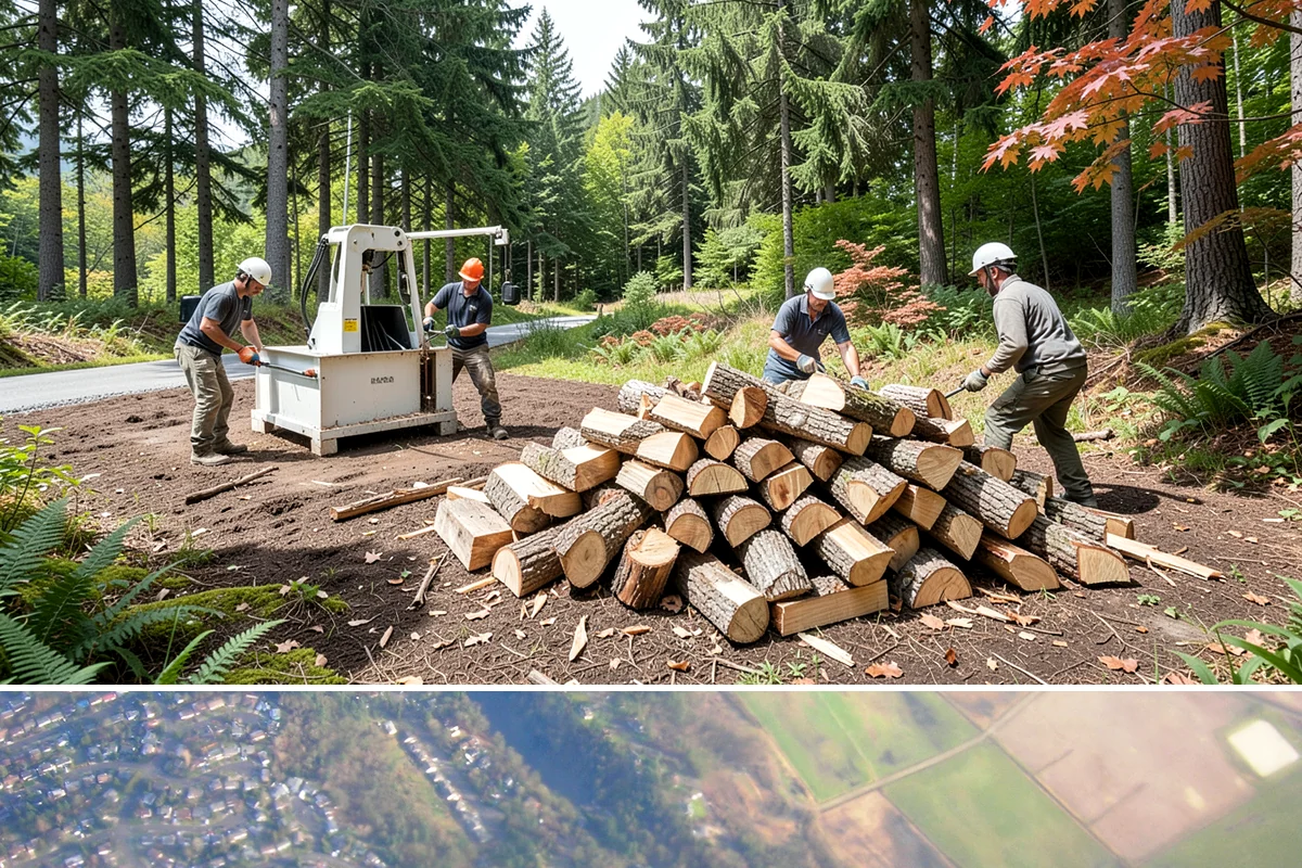 Winter Storm Firewood in Algona, King County, WA - Peak demand runs from late fall through winter, so ordering as soon as a storm appears in the forecast secures your delivery.