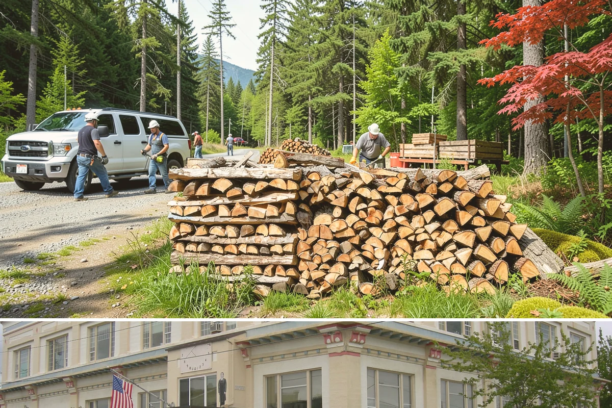 Winter Storm Firewood in Anacortes, Skagit County, WA - Peak demand runs from late fall through winter, so ordering as soon as a storm appears in the forecast secures your delivery.