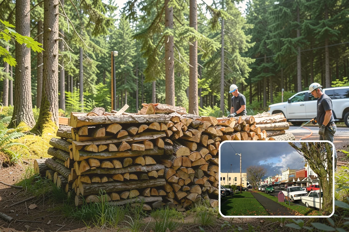 Winter Storm Firewood in Arlington, Snohomish County, WA - Ensures a heat source before the storm lands