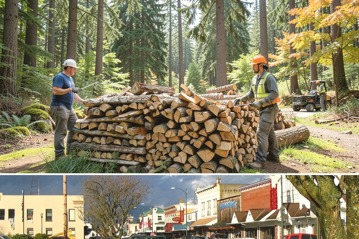 Winter Storm Firewood in Arlington, Snohomish County, WA - Peak demand runs from late fall through winter, so ordering as soon as a storm appears in the forecast secures your delivery.