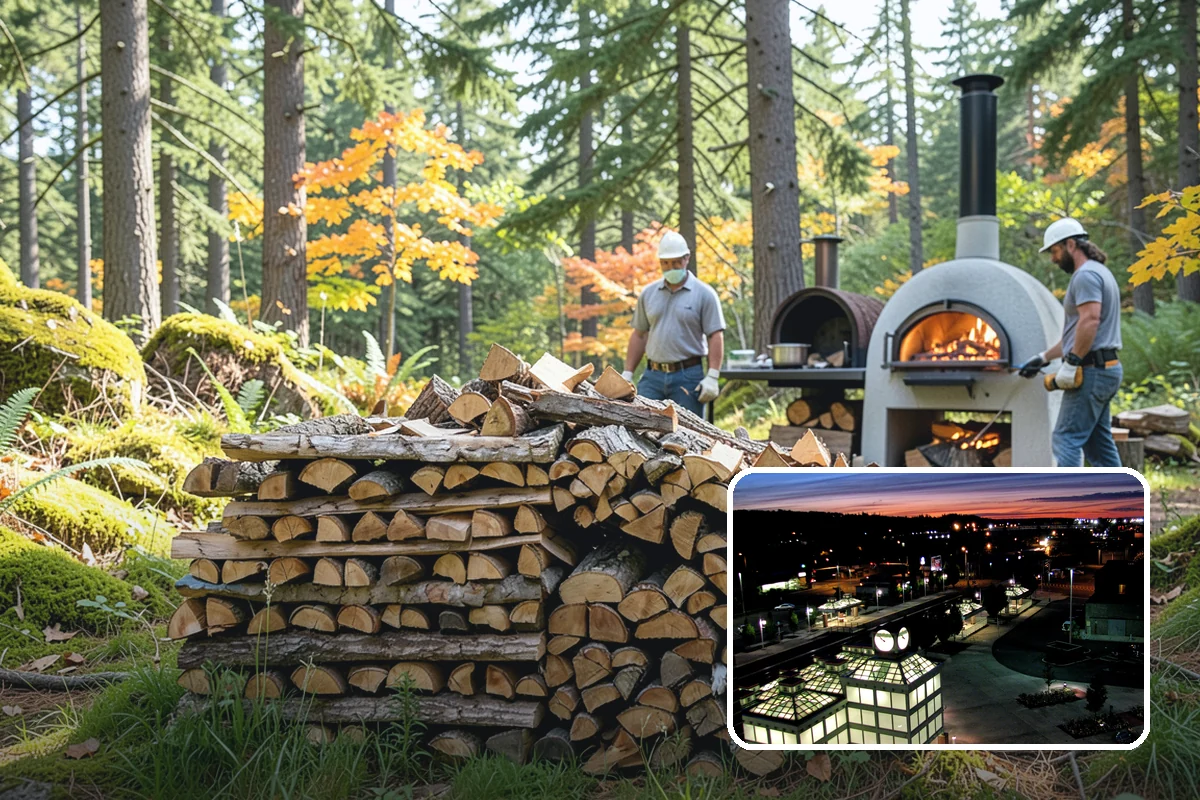 Winter Storm Firewood in Auburn, King County, WA - Ensures a heat source before the storm lands