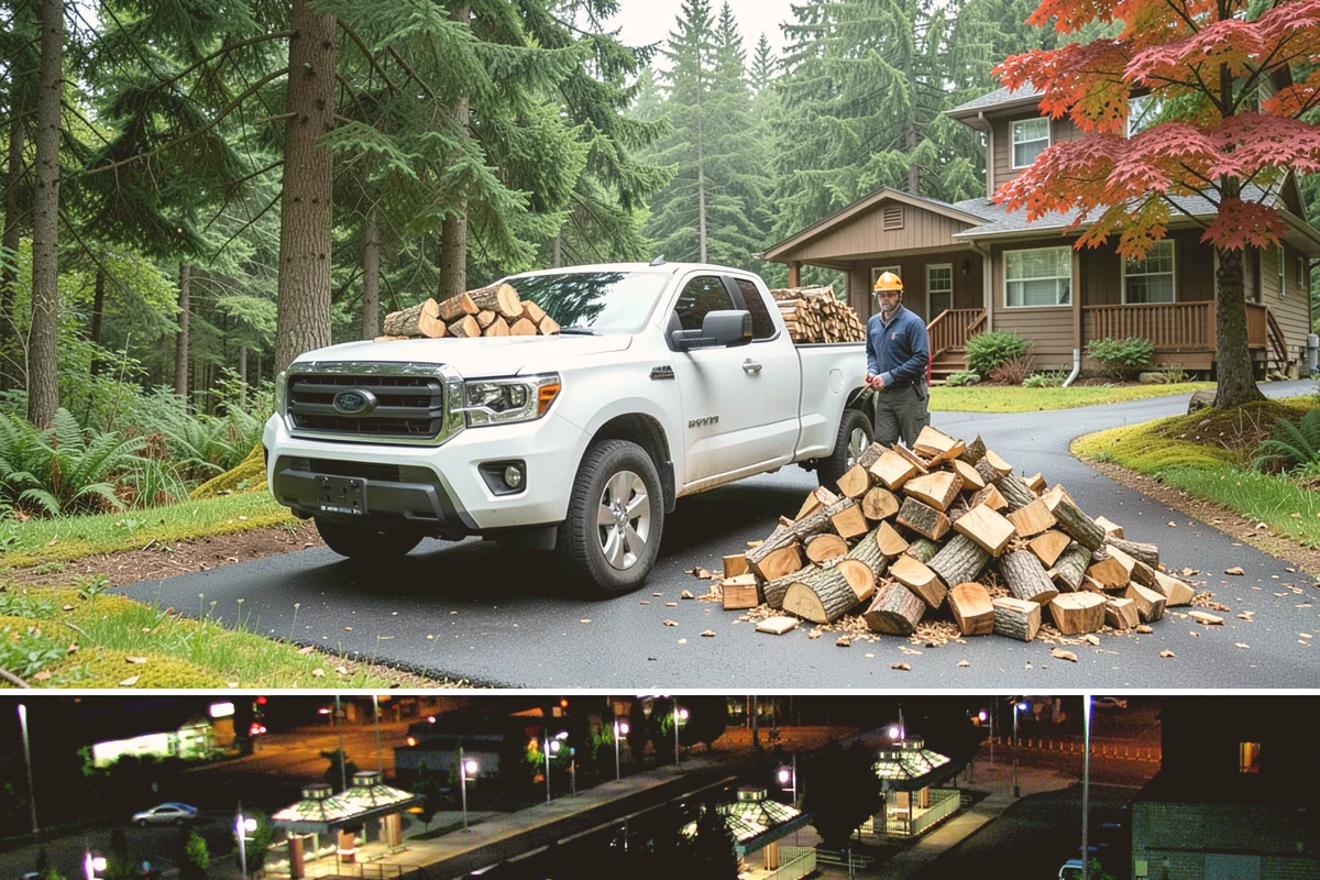 Winter Storm Firewood in Auburn, King County, WA - Peak demand runs from late fall through winter, so ordering as soon as a storm appears in the forecast secures your delivery.