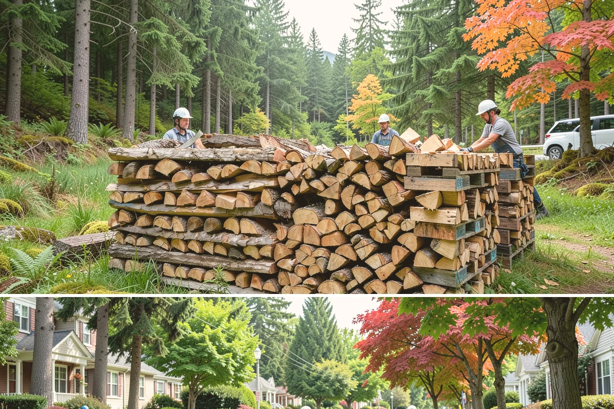 Winter Storm Firewood in Beaux Arts Village, King County, WA - Peak demand runs from late fall through winter, so ordering as soon as a storm appears in the forecast secures your delivery.