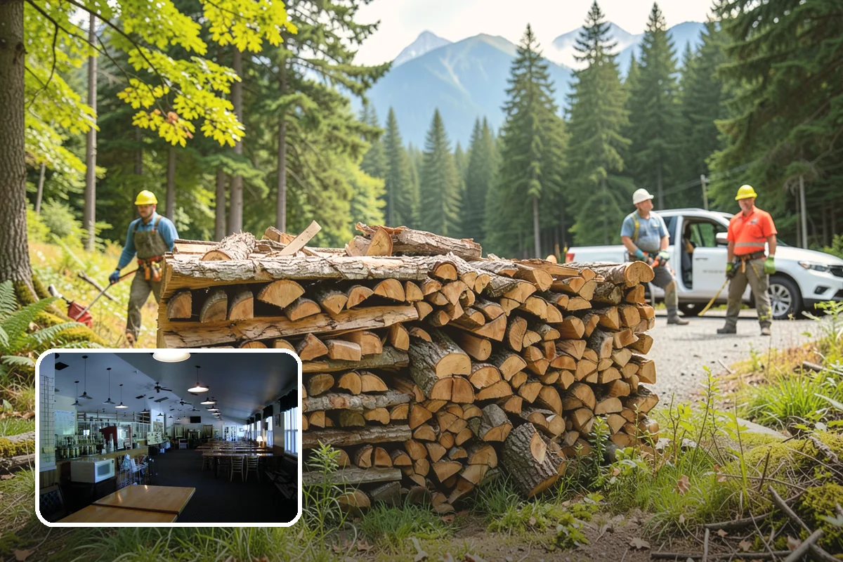 Winter Storm Firewood in Black Diamond, King County, WA - Ensures a heat source before the storm lands