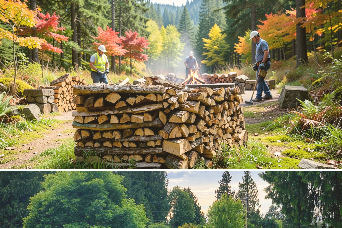 Winter Storm Firewood in Bonney Lake, Pierce County, WA - Peak demand runs from late fall through winter, so ordering as soon as a storm appears in the forecast secures your delivery.