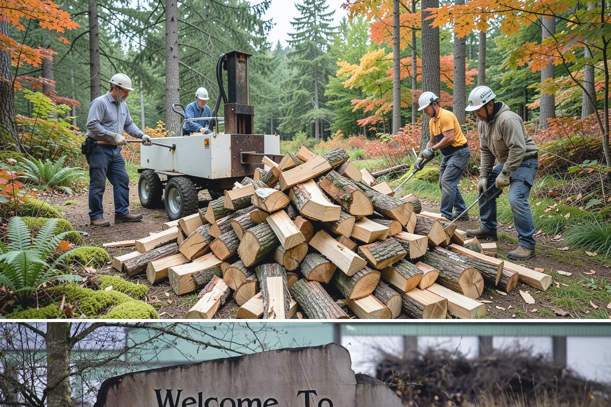 Winter Storm Firewood in Buckley, Pierce County, WA - Peak demand runs from late fall through winter, so ordering as soon as a storm appears in the forecast secures your delivery.