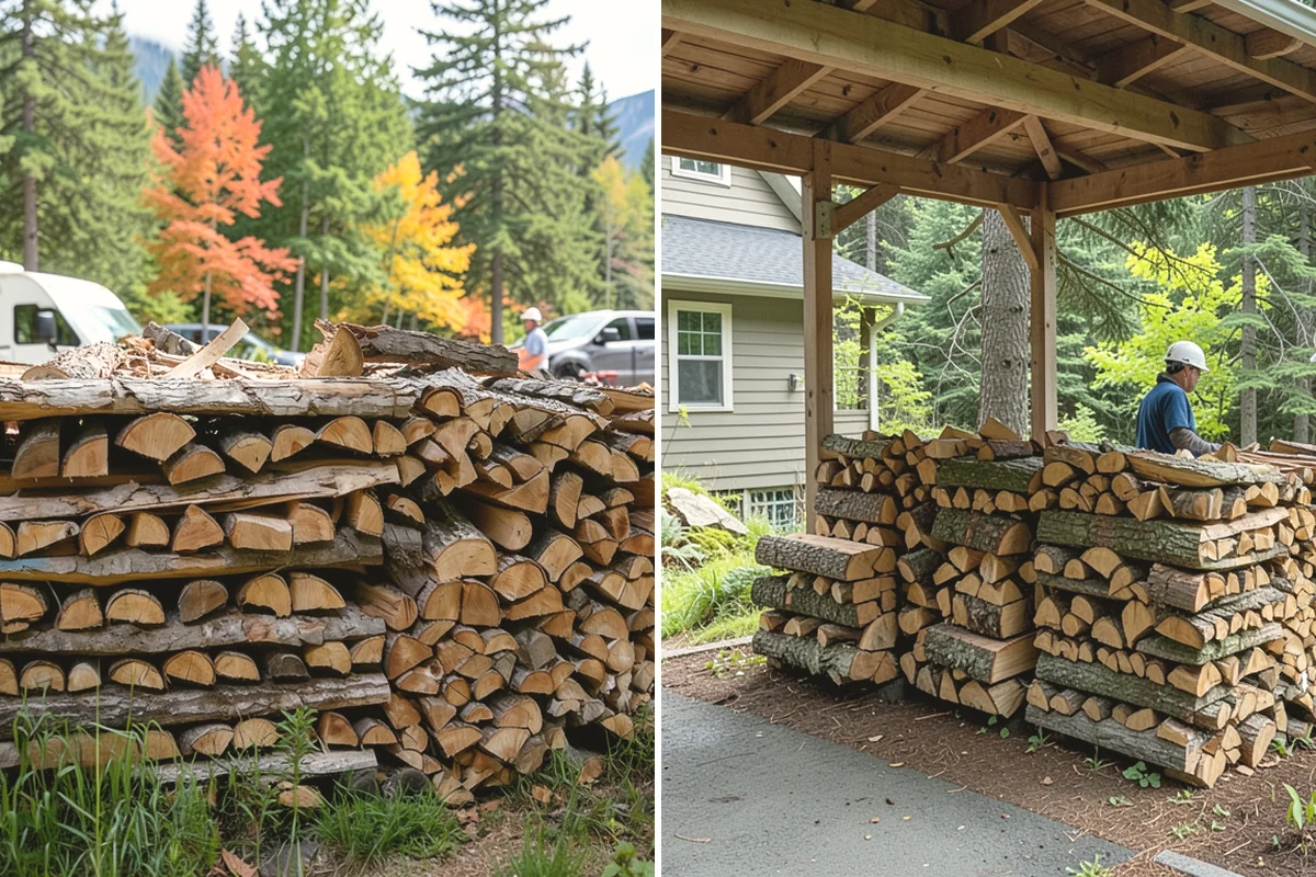Winter Storm Firewood in Burien, King County, WA - Take your order and confirm quantity and delivery point