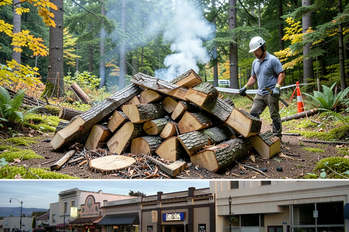 Winter Storm Firewood in Burlington, Skagit County, WA - Peak demand runs from late fall through winter, so ordering as soon as a storm appears in the forecast secures your delivery.
