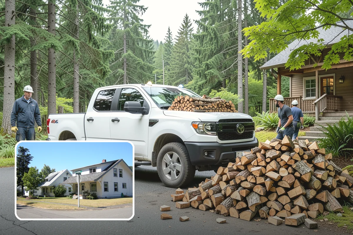 Winter Storm Firewood in DuPont, Pierce County, WA - Ensures a heat source before the storm lands