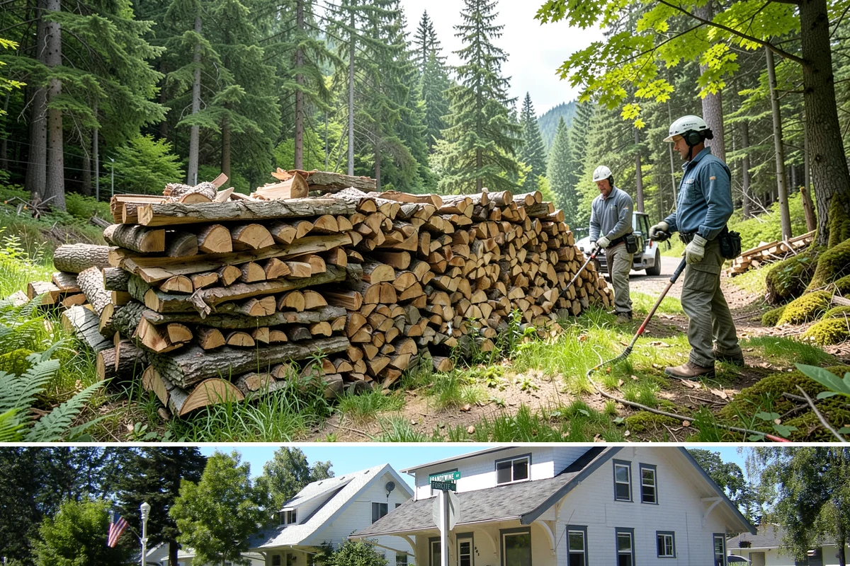 Winter Storm Firewood in DuPont, Pierce County, WA - Peak demand runs from late fall through winter, so ordering as soon as a storm appears in the forecast secures your delivery.