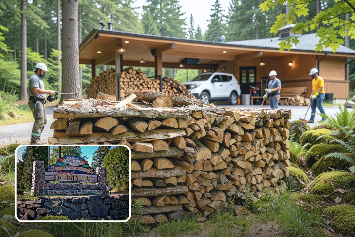 Winter Storm Firewood in Eatonville, WA - Ensures a heat source before the storm lands