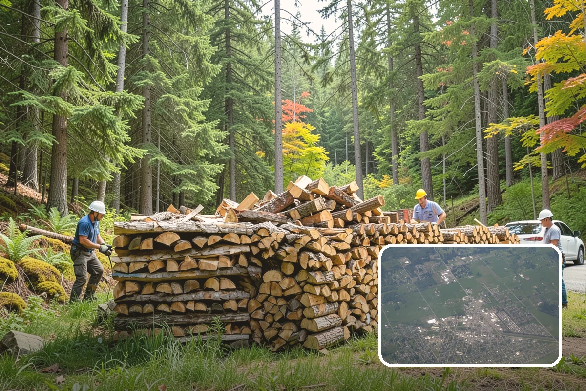 Winter Storm Firewood in Enumclaw, King County, WA - Ensures a heat source before the storm lands