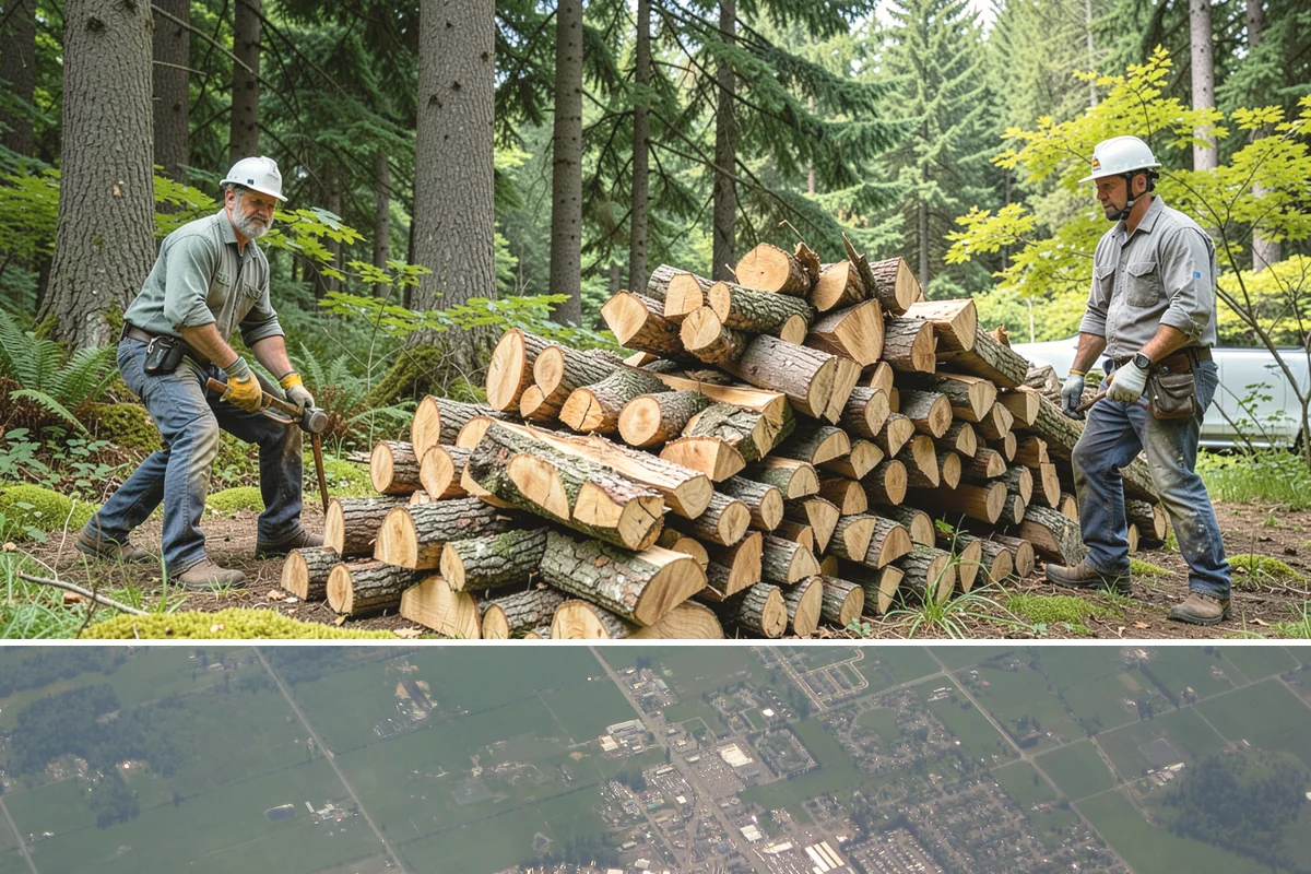 Winter Storm Firewood in Enumclaw, King County, WA - Peak demand runs from late fall through winter, so ordering as soon as a storm appears in the forecast secures your delivery.