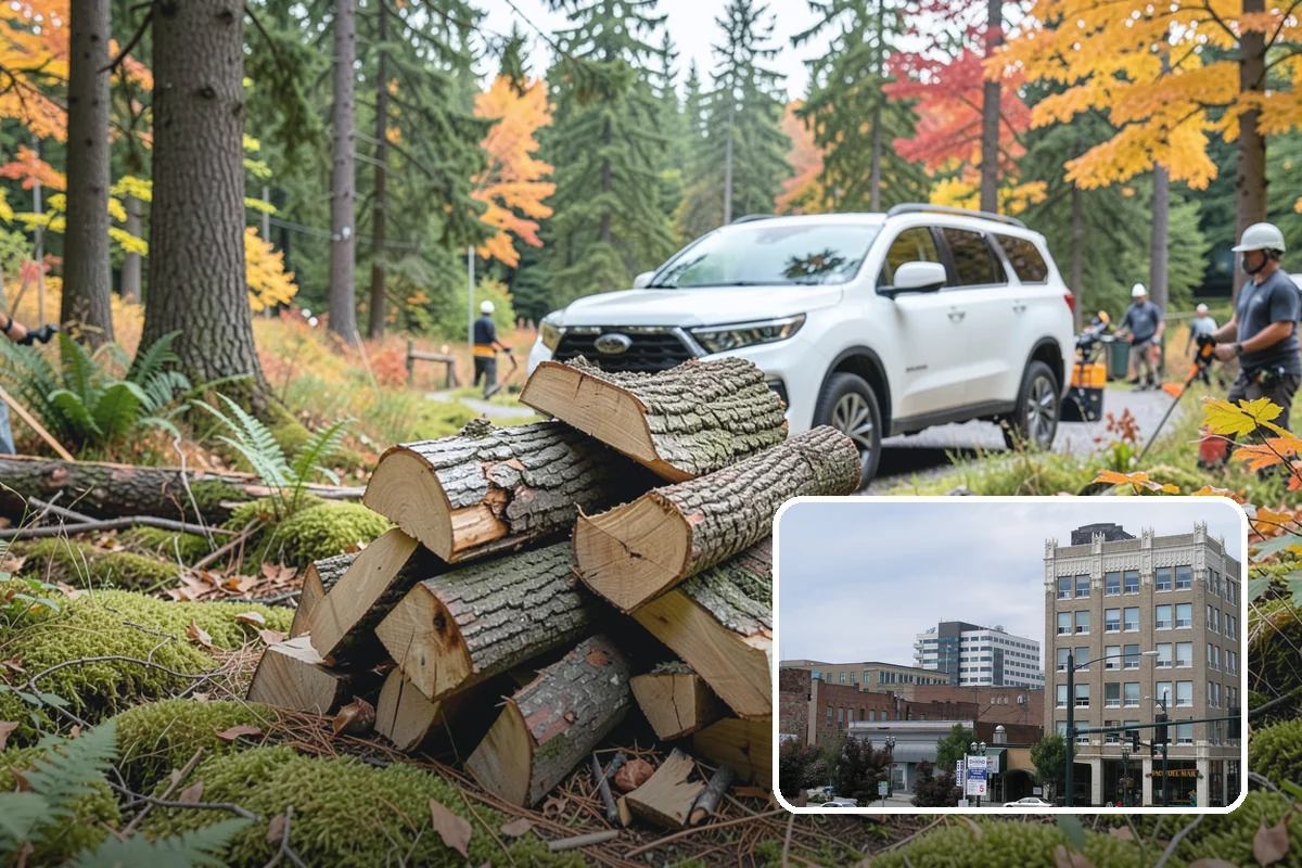 Winter Storm Firewood in Everett, Snohomish County, WA - Ensures a heat source before the storm lands