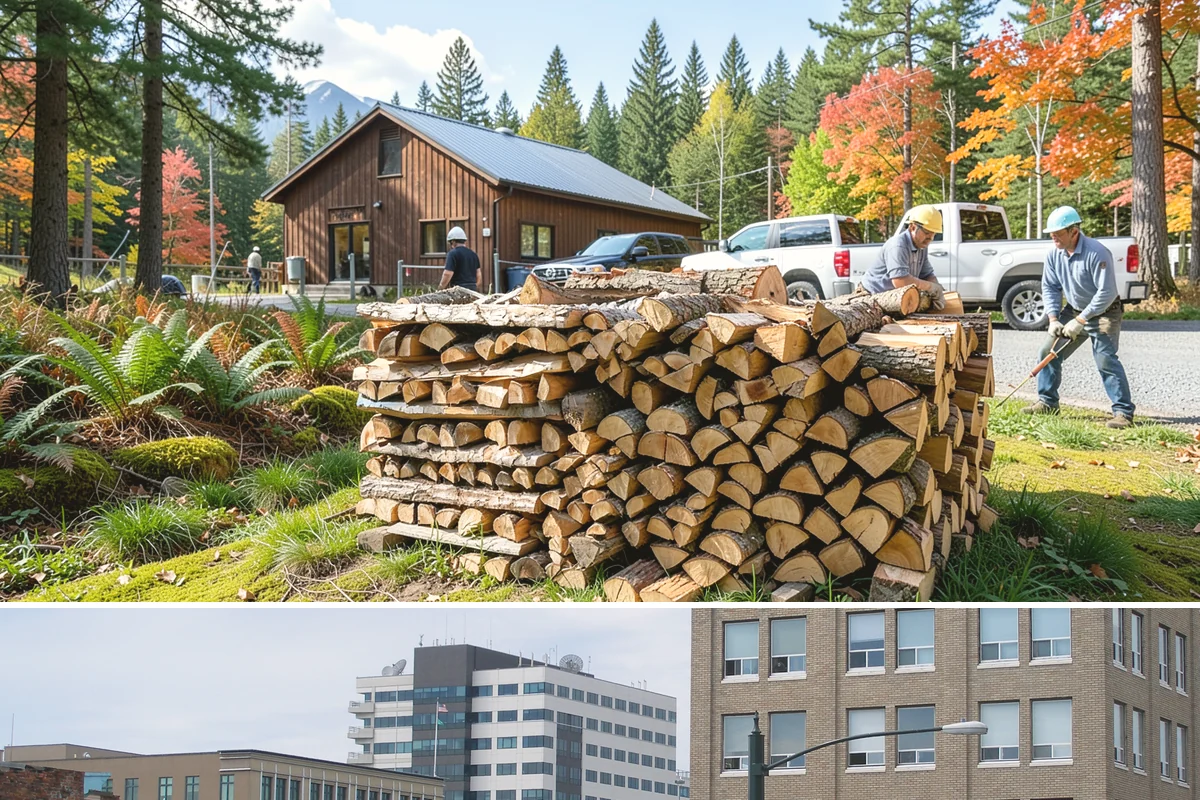 Winter Storm Firewood in Everett, Snohomish County, WA - Peak demand runs from late fall through winter, so ordering as soon as a storm appears in the forecast secures your delivery.