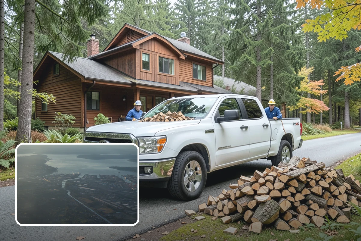 Winter Storm Firewood in Fife, Pierce County, WA - Ensures a heat source before the storm lands