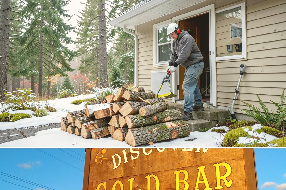 Winter Storm Firewood in Gold Bar, Snohomish County, WA - Peak demand runs from late fall through winter, so ordering as soon as a storm appears in the forecast secures your delivery.
