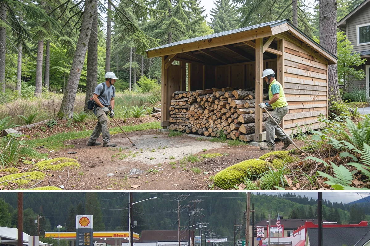 Winter Storm Firewood in Granite Falls, Snohomish County, WA - Peak demand runs from late fall through winter, so ordering as soon as a storm appears in the forecast secures your delivery.