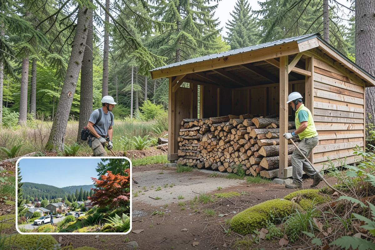 Winter Storm Firewood in Index, Snohomish County, WA - Ensures a heat source before the storm lands