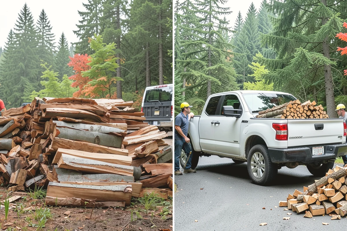 Winter Storm Firewood in Issaquah, King County, WA - Take your order and confirm quantity and delivery point