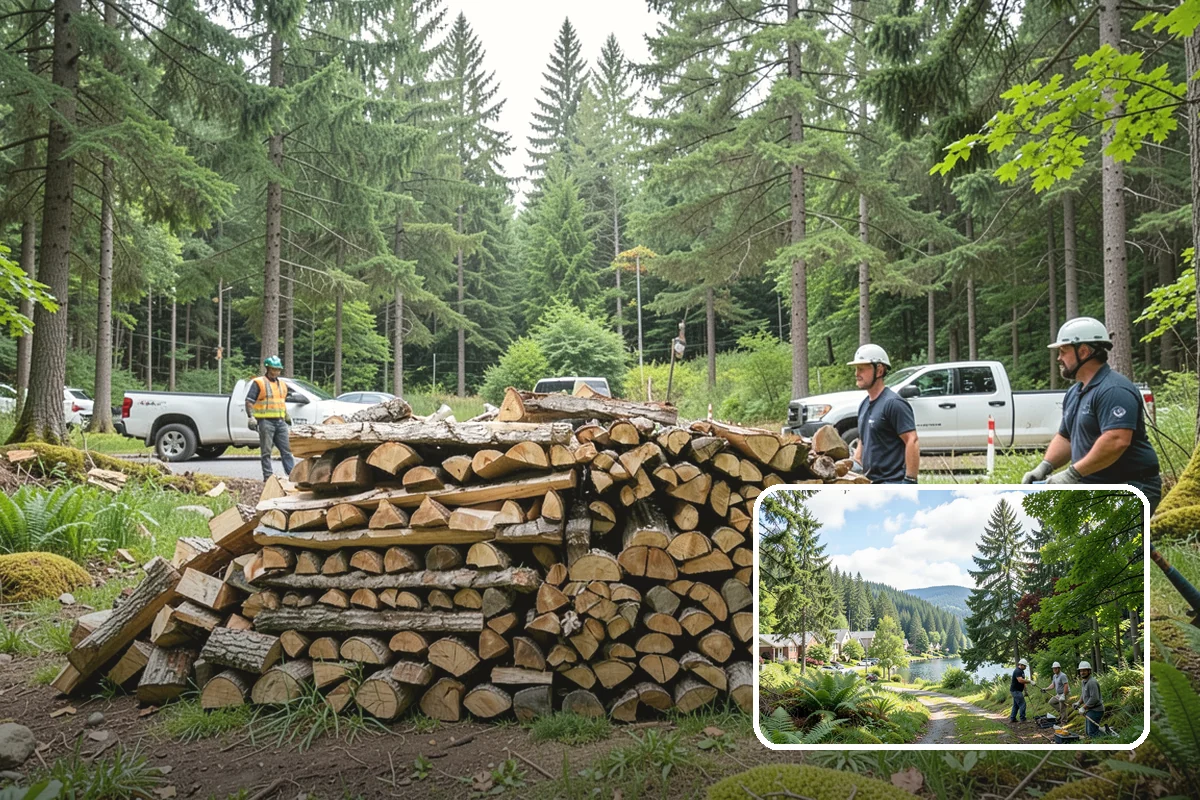 Winter Storm Firewood in Lake Forest Park, King County, WA - Ensures a heat source before the storm lands