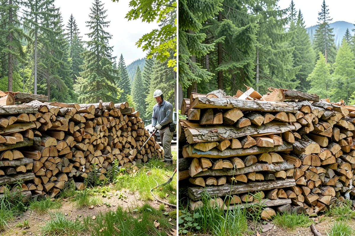 Winter Storm Firewood in Lake Forest Park, King County, WA - Take your order and confirm quantity and delivery point