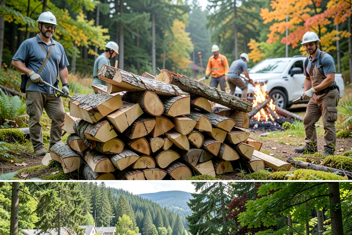 Winter Storm Firewood in Lake Forest Park, King County, WA - Peak demand runs from late fall through winter, so ordering as soon as a storm appears in the forecast secures your delivery.