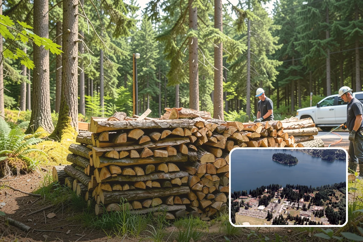 Winter Storm Firewood in Lakewood, Pierce County, WA - Ensures a heat source before the storm lands