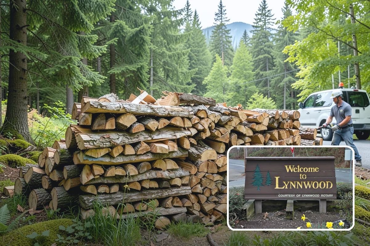Winter Storm Firewood in Lynnwood, Snohomish County, WA - Ensures a heat source before the storm lands