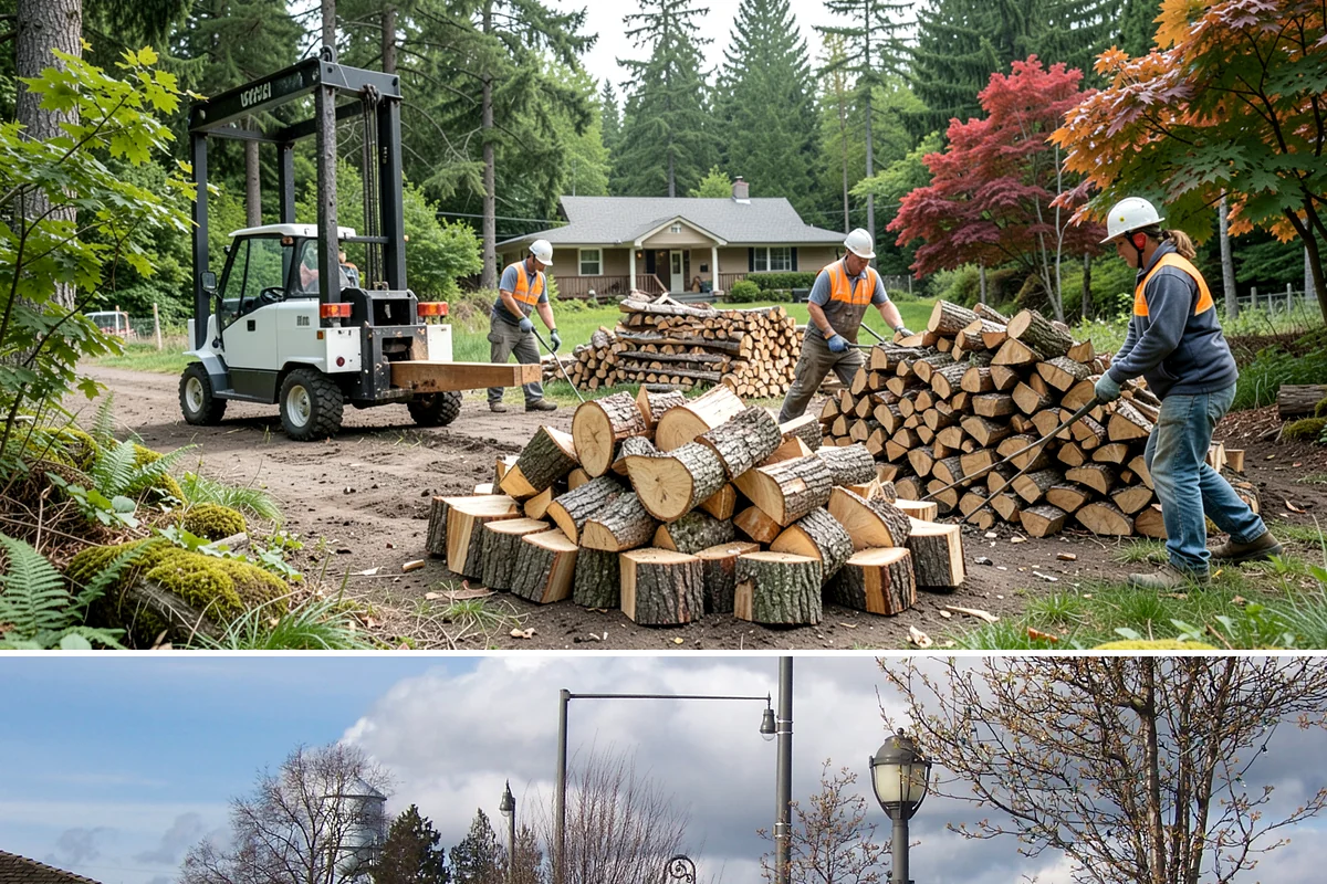 Winter Storm Firewood in Marysville, Snohomish County, WA - Peak demand runs from late fall through winter, so ordering as soon as a storm appears in the forecast secures your delivery.