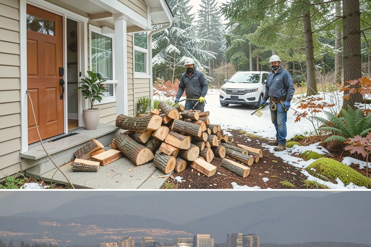 Winter Storm Firewood in Medina, King County, WA - Peak demand runs from late fall through winter, so ordering as soon as a storm appears in the forecast secures your delivery.