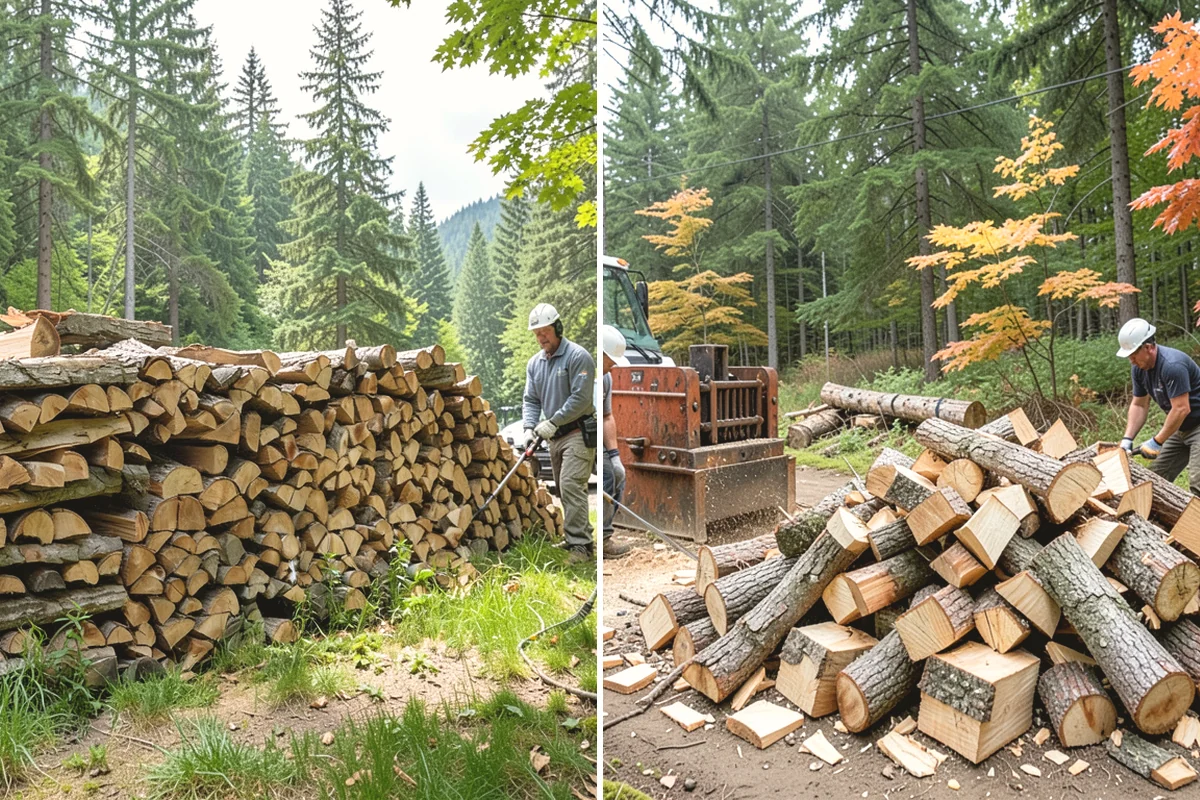 Winter Storm Firewood in Mercer Island, King County, WA - Take your order and confirm quantity and delivery point
