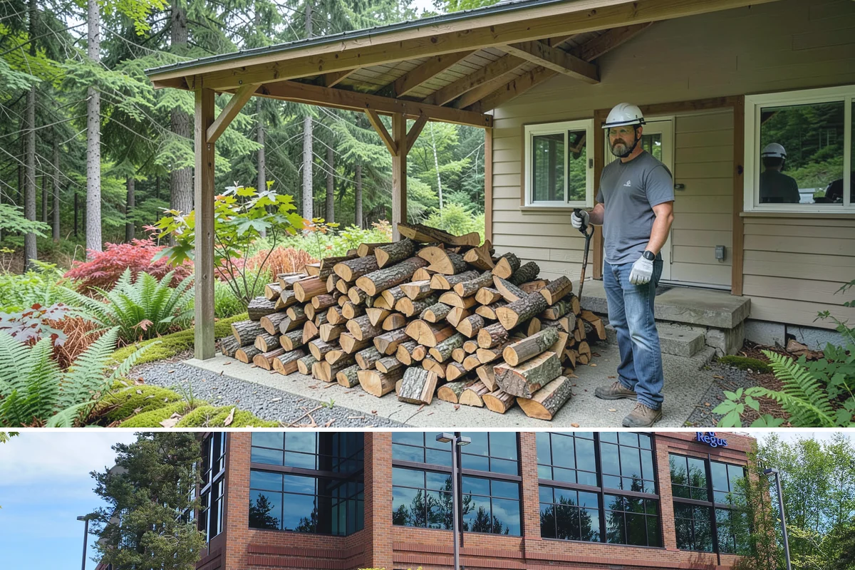 Winter Storm Firewood in Mountlake Terrace, Snohomish County, WA - Peak demand runs from late fall through winter, so ordering as soon as a storm appears in the forecast secures your delivery.