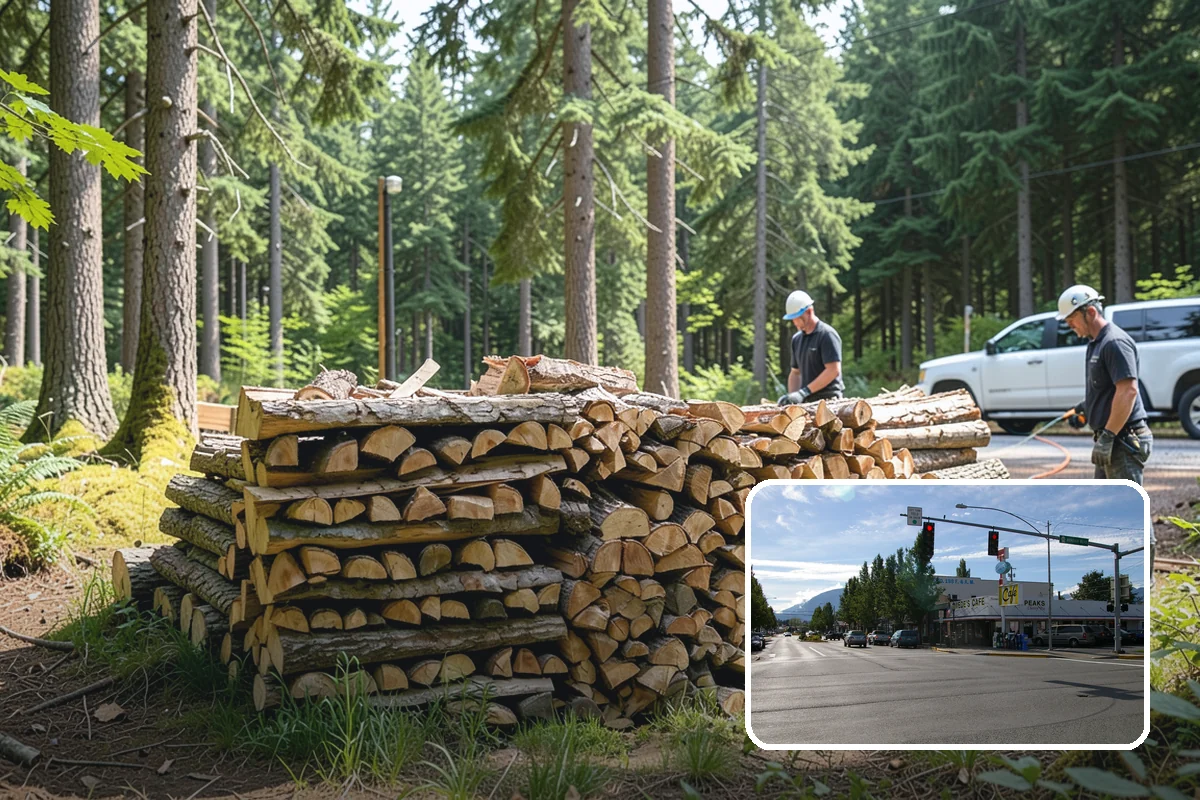 Winter Storm Firewood in North Bend, King County, WA - Ensures a heat source before the storm lands
